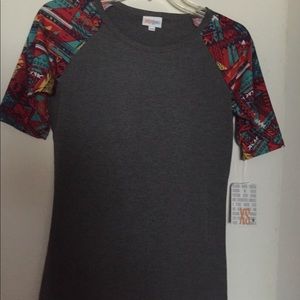 LulaRoe top short sleeves xs size